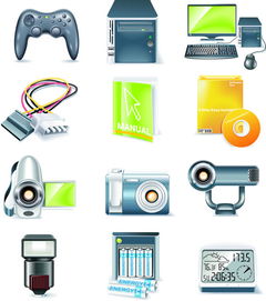 电脑数码产品矢量图 数字时代的视觉语言与无限可能